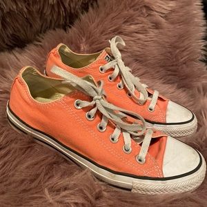 Coral Colored Women’s Converse